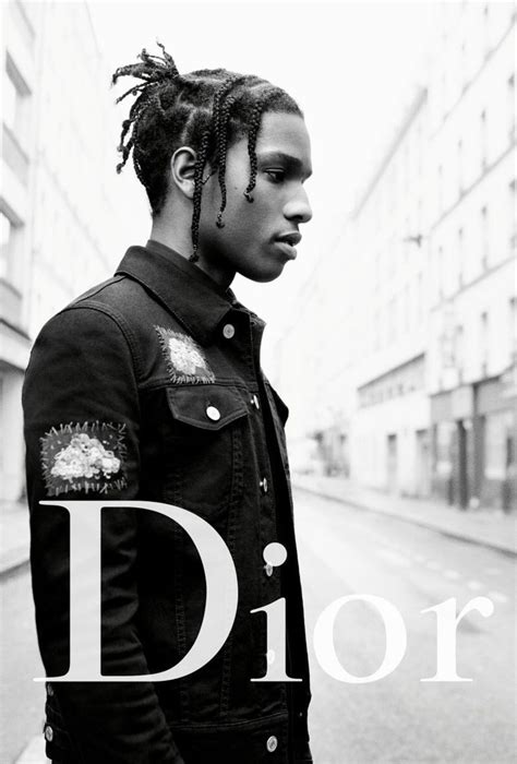 asap rocky first black model for dior|asap rocky originals.